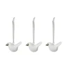 Iittala Mini glass bird, 3 pcs, white