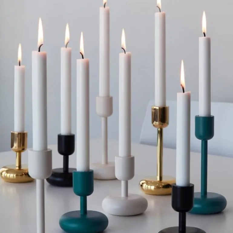 Iittala Nappula candleholder, white, 2-pack