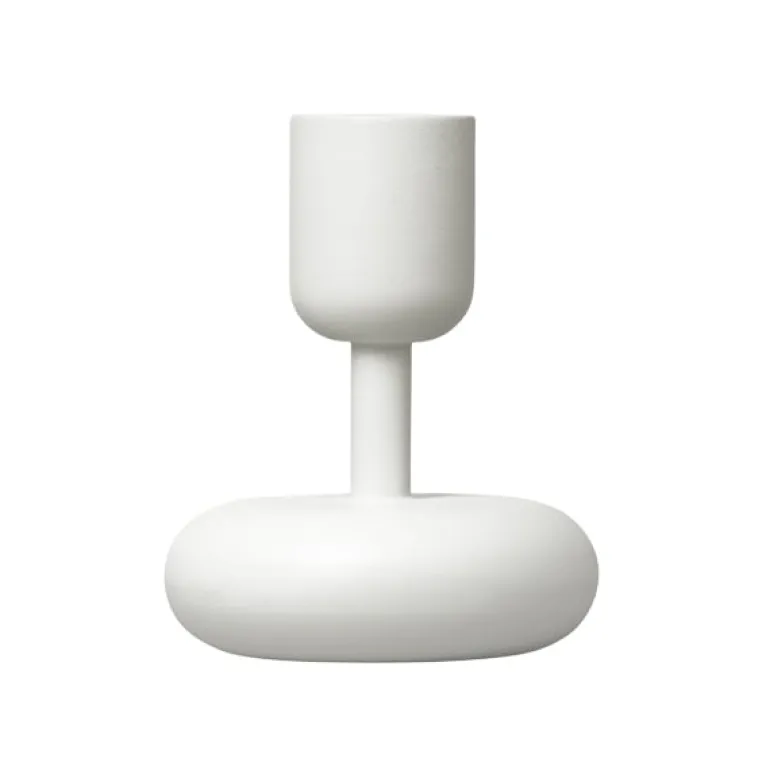 Iittala Nappula candleholder, white, 2-pack