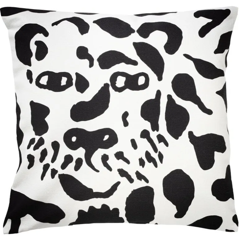 Iittala OTC Cheetah cushion cover, 47 x 47 cm, black - white