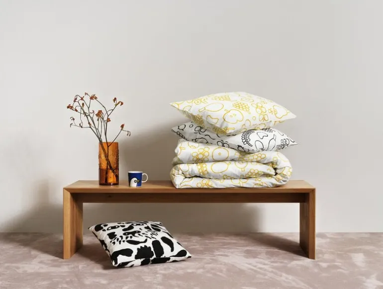 Iittala OTC Cheetah cushion cover, 47 x 47 cm, black - white