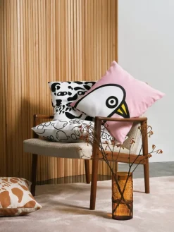 Iittala OTC Cheetah cushion cover, 47 x 47 cm, black - white