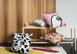 Iittala OTC Cheetah cushion cover, 47 x 47 cm, black - white