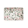 Iittala OTC Helle A7 plate, 7 x 10 cm, pink - green
