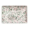 Iittala OTC Helle A5 plate, 15 x 21 cm, pink - green