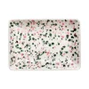 Iittala OTC Helle A6 plate, 10 x 15 cm, pink - green
