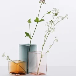 Iittala Ruutu vase, 115 x 140 mm, cranberry