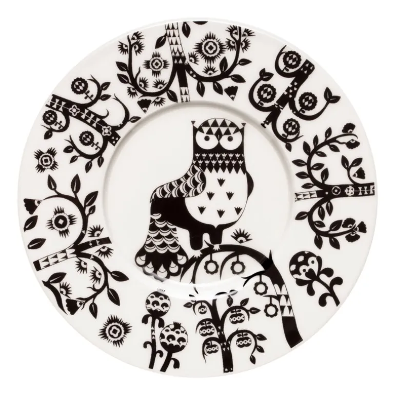 Iittala Taika plate, 16 cm, black