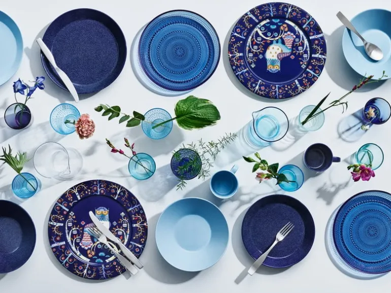 Iittala Taika plate 30 cm, blue