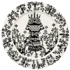 Iittala Taika plate 27 cm, black