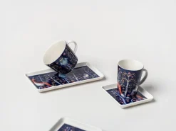 Iittala Taika plate, rectangle, 12 x 24 cm, blue