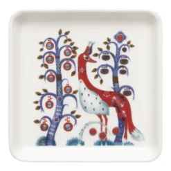 Iittala Taika plate, square, 12 x 12 cm, white
