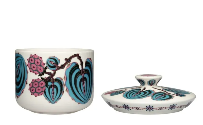 Iittala Taika Sato ceramic jar, 170 x 160 mm