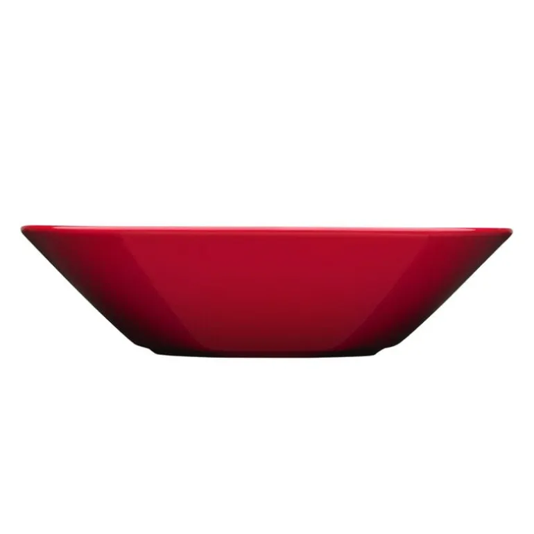 Iittala Teema deep plate 21 cm, red