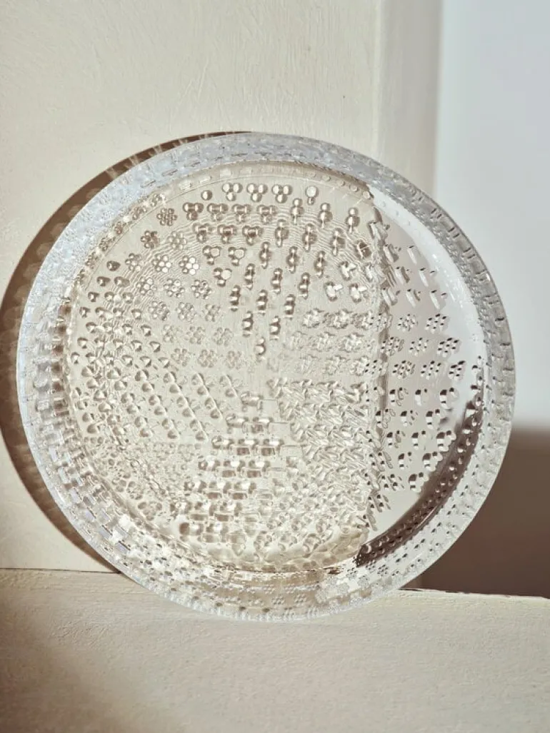 Iittala Tundra plate, 154 mm, clear