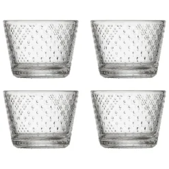 Iittala Tundra tumbler, 16 cl, 4 pcs, clear