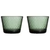Iittala Tundra tumbler, 16 cl, 2 pcs, pine green