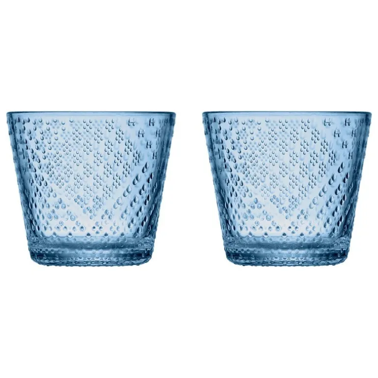 Iittala Tundra tumbler, 29 cl, 2 pcs, aqua