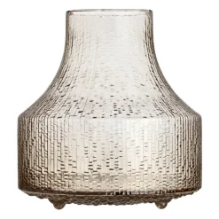 Iittala Ultima Thule glass vase, 180 x 192 mm, linen
