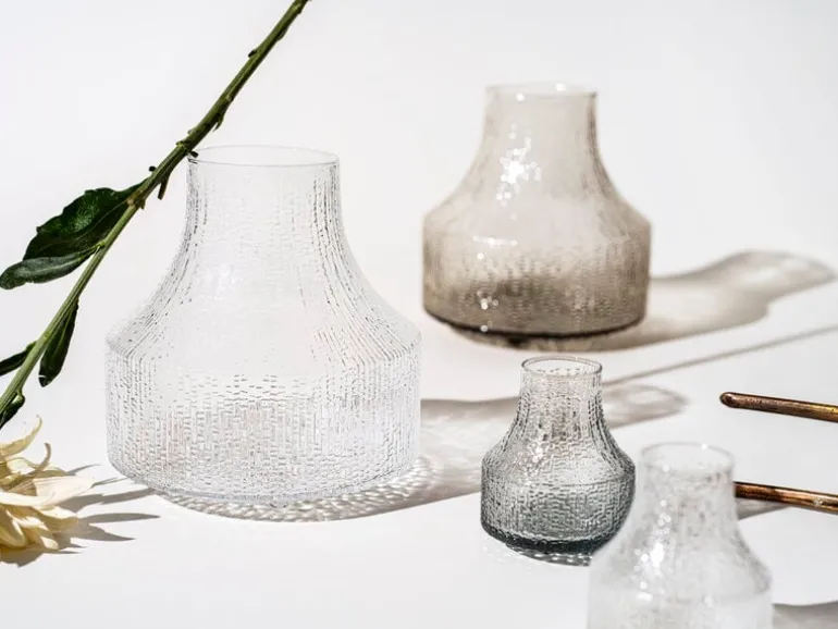 Iittala Ultima Thule glass vase, 180 x 192 mm, clear