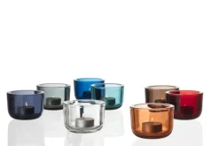 Iittala Valkea tealight candleholder 60 mm, turquoise