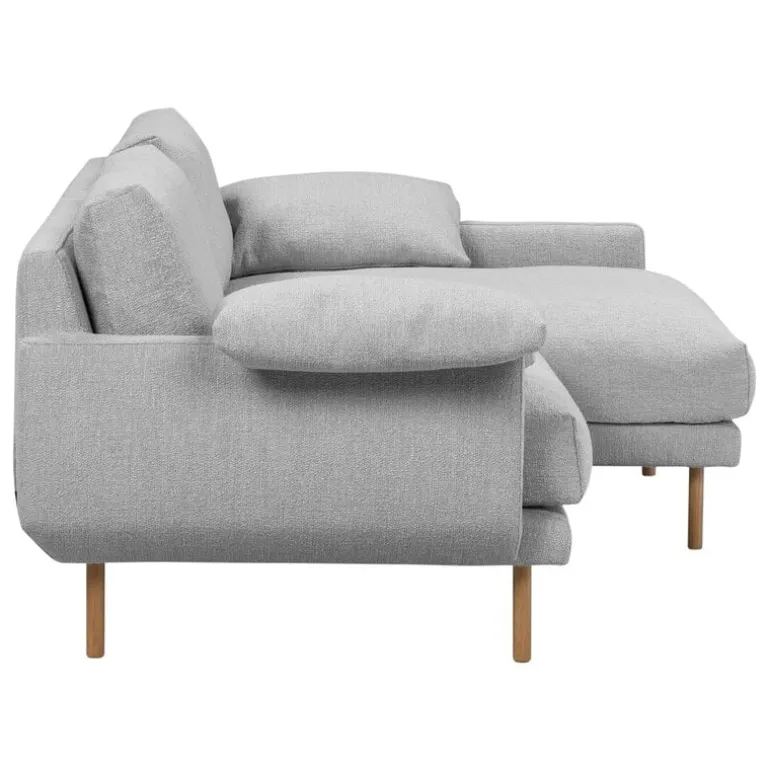Interface Bebé sofa w/ chaise longue, right, grey Muru 470 - oak