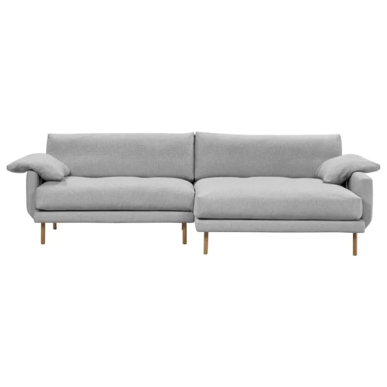 Interface Bebé sofa w/ chaise longue, right, grey Muru 470 - oak