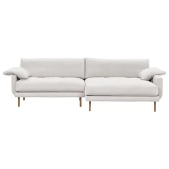 Interface Bebé sofa w/ chaise longue, right, beige Muru 472 - oak
