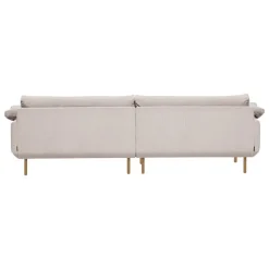 Interface Bebé sofa w/ chaise longue, left, beige Jagger 3 - oak