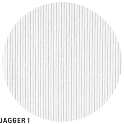 Interface Bebé sofa w/ chaise longue, left, white Jagger 1 - black metal