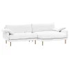 Interface Bebé sofa w/ chaise longue, right, white Jagger 1 - oak