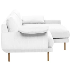 Interface Bebé sofa w/ chaise longue, right, white Jagger 1 - oak