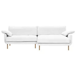 Interface Bebé sofa w/ chaise longue, right, white Jagger 1 - oak
