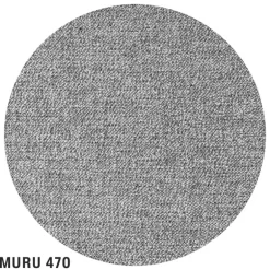 Interface Bebé sofa w/ chaise longue, left, grey Muru 470 - black metal