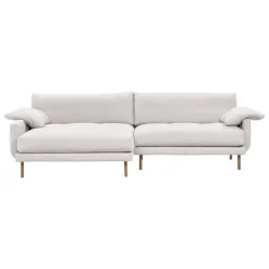 Interface Bebé sofa with chaise longue, left, beige Muru 472 - oak