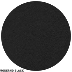 Interface Bug armchair, high, black leather Moderno