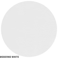 Interface Bug armchair, low, white leather Moderno