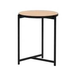 Interface Pilleri coffee table, 40 cm, black - oak