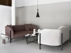 Interface Pilleri coffee table, 60 x 80 cm, black - black oak