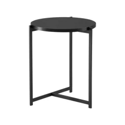 Interface Pilleri coffee table, 40 cm, black - black oak