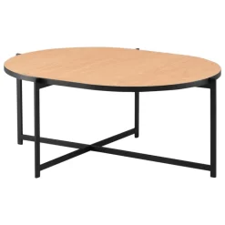 Interface Pilleri coffee table, 60 x 80 cm, black - oak