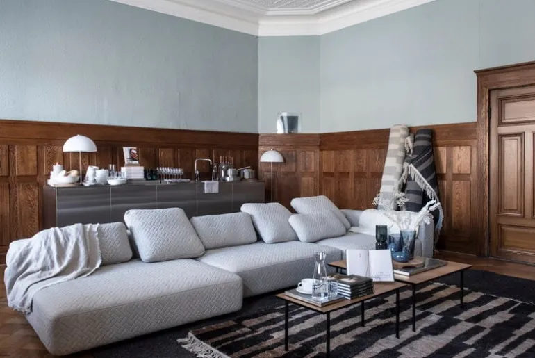 Interface Toast sofa, 405 cm, right, Arc 05 beige