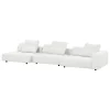 Interface Toast sofa, 405 cm, right, Arc 80 white