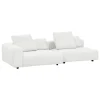 Interface Toast sofa, 270 cm, left, Arc 80 white
