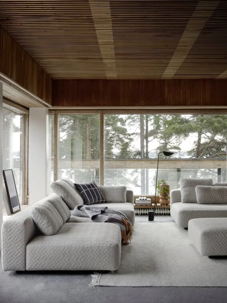 Interface Toast sofa module, 135 x 135 cm, Arc 05 beige