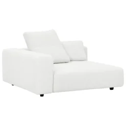 Interface Toast sofa module w/ armrest, 135 x 135 cm, Arc 80 white