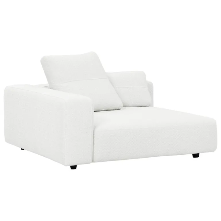 Interface Toast sofa module w/ armrest, 135 x 135 cm, Arc 80 white