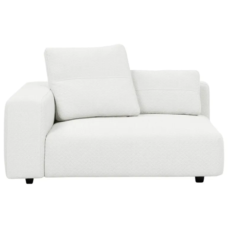 Interface Toast sofa module w/ armrest, 135 x 135 cm, Arc 80 white