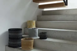 Johanna Gullichsen Helios fabric basket M, brick