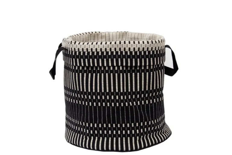 Johanna Gullichsen Helios fabric basket M, black